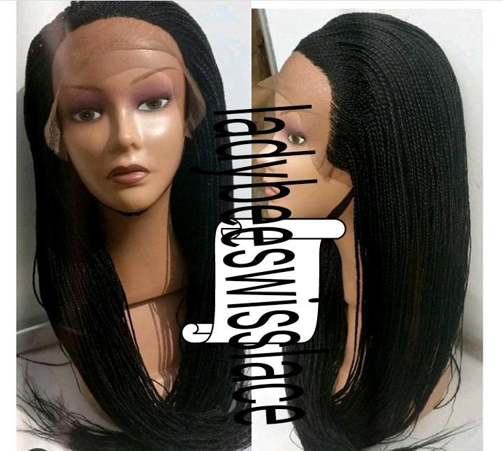 TINY BRAIDED HANDMADE WIG