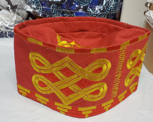 Nigerian Native Wear Men' Cap / Fila / Hat Traditional Ceremonies