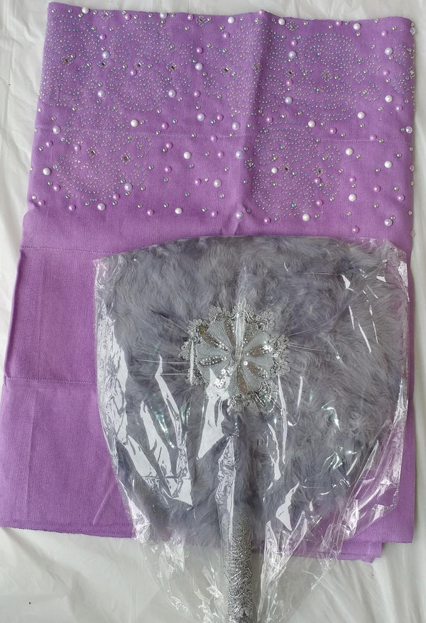 Beautiful Lilac Gele - Ladybee Swiss Lace