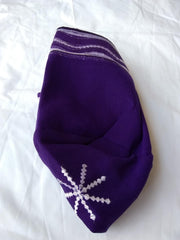 Purple Nigerian Traditional  Native  Wear Men Cap for Traditional Ceremoneis - Ladybee Swiss Lace