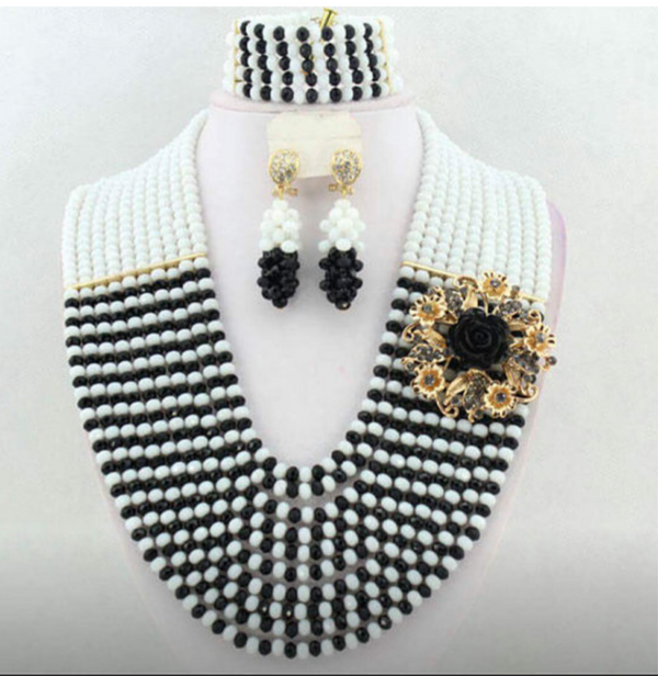 Beads Jewelry Set3 - Ladybee Swiss Lace