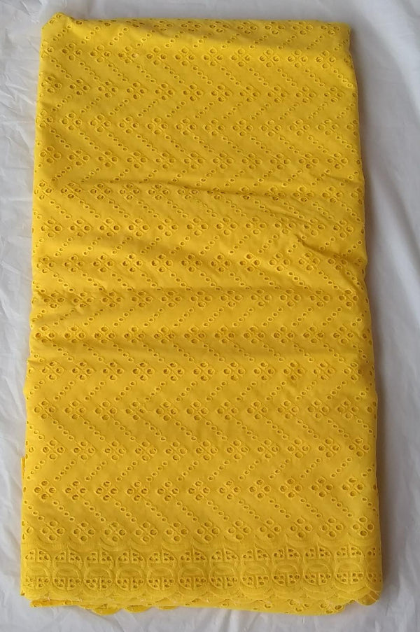 Yellow Dry Lace - Ladybee Swiss Lace