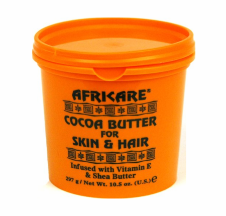 AFRICARE COCOA BUTTER FOR SKIN & HAIR 10.5 OZ JAR