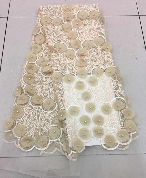 Beautiful New Arrival 3D lace Fabric - Ladybee Swiss Lace