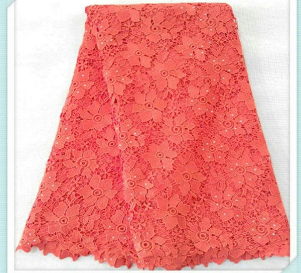 Stone Cord Lace Fabric - Ladybee Swiss Lace