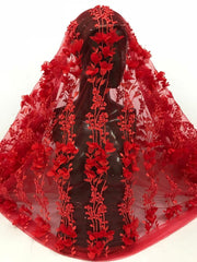 New Arriva 3d Fabric - Ladybee Swiss Lace