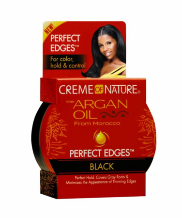 CREME OF NATURE ARGAN OIL EDGE GEL 2.25 OZ-BLACK