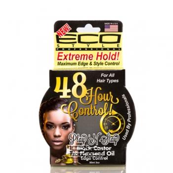 ECO EDGE GEL PLAY N STAY 48HR EDGE BLACK CASTOR OIL