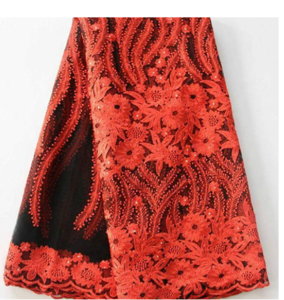 New Lace Fabric 12 - Ladybee Swiss Lace