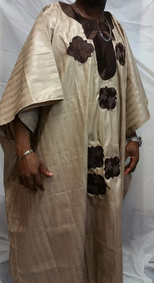 African Men Clothing Ebroidered Danshiki - Ladybee Swiss Lace