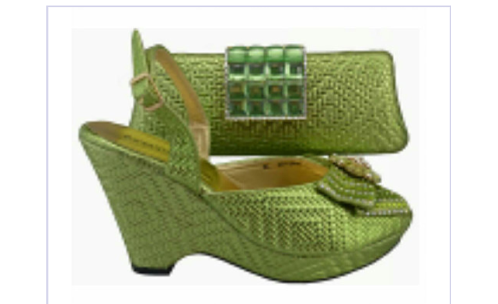 Lemon Green Shoes Set - Ladybee Swiss Lace