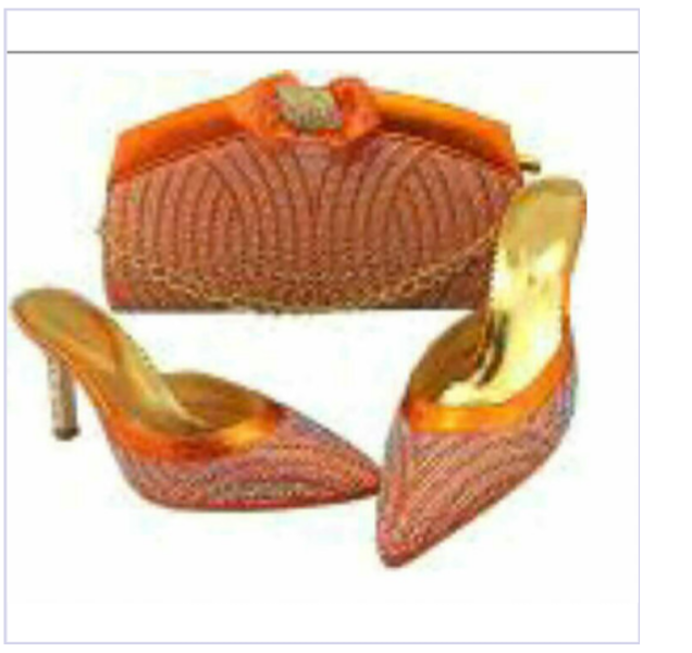 Low Orange Shoes Set - Ladybee Swiss Lace