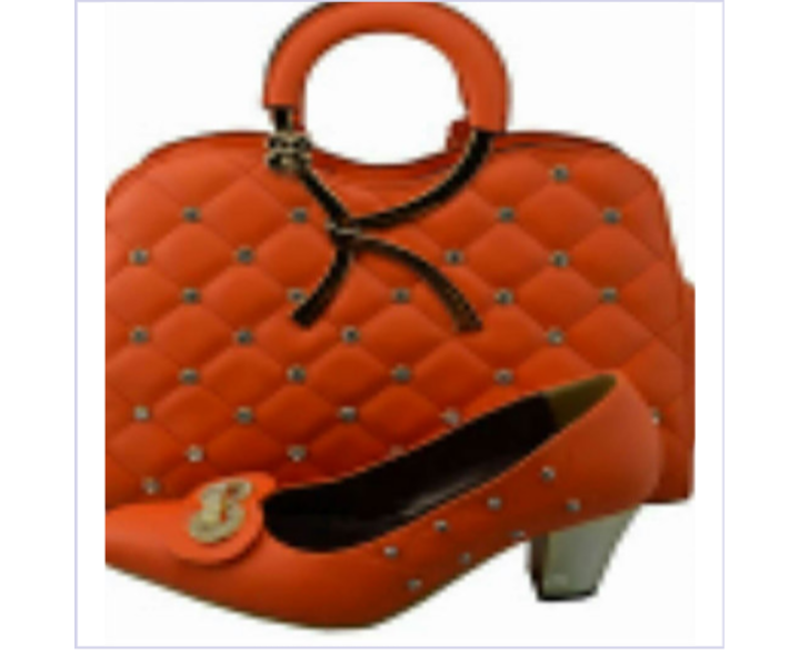 Orange Big Bag Shoes & Bag - Ladybee Swiss Lace