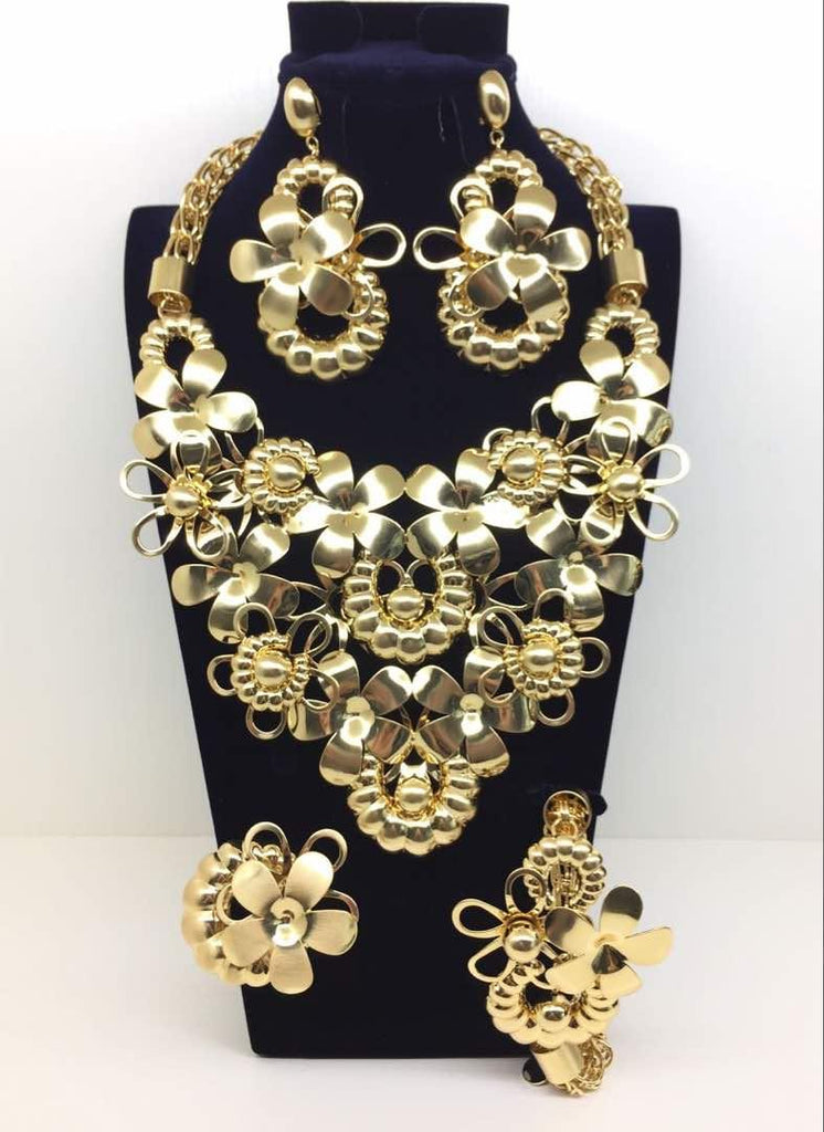 Owambe complete jewelry set - Ladybee Swiss Lace