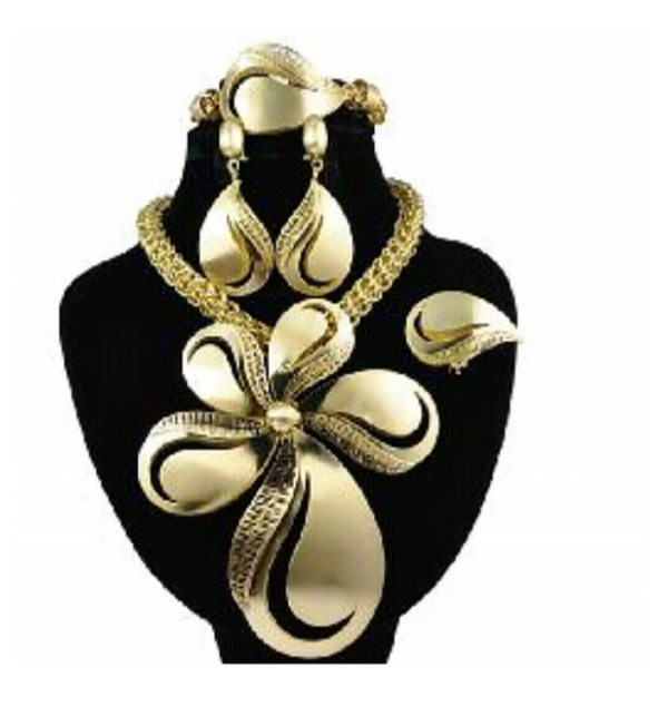 Omoge Jewelry Set - Ladybee Swiss Lace