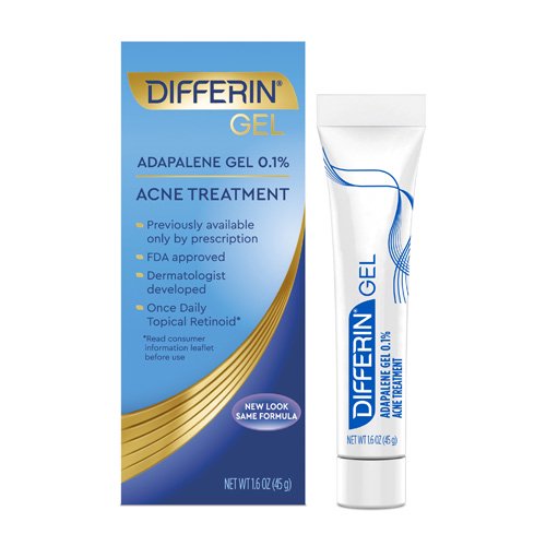 Differin with Adapalene Gel Acne Treatment, 1.6 Oz