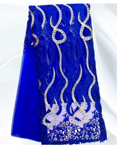 Full Stone Tulle Lace Fabric - Ladybee Swiss Lace