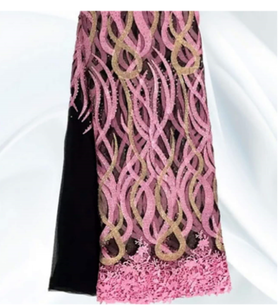 Full Stone Tulle Lace Fabric - Ladybee Swiss Lace