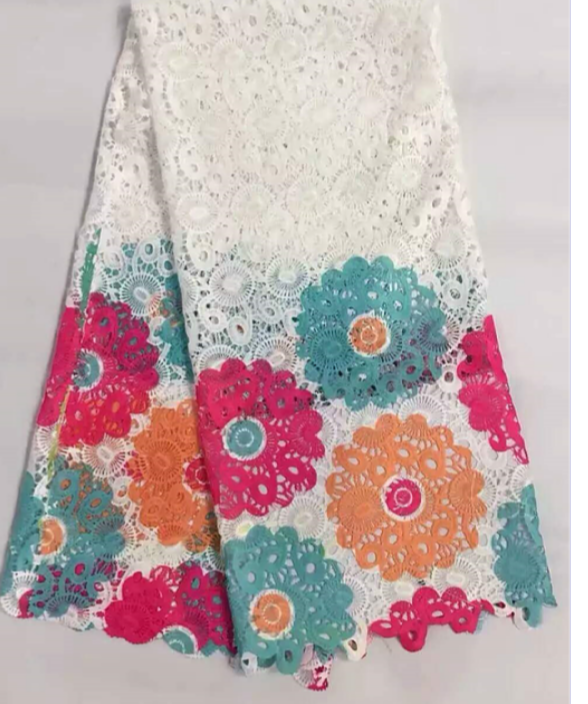 Beautiful Flower Lace Fabric - Ladybee Swiss Lace