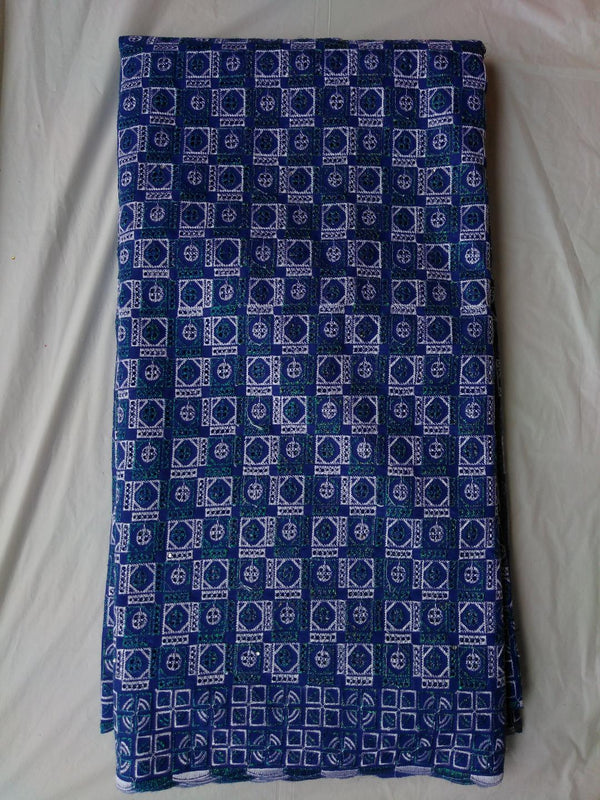 Royal Blue Small Swiss Lace - Ladybee Swiss Lace