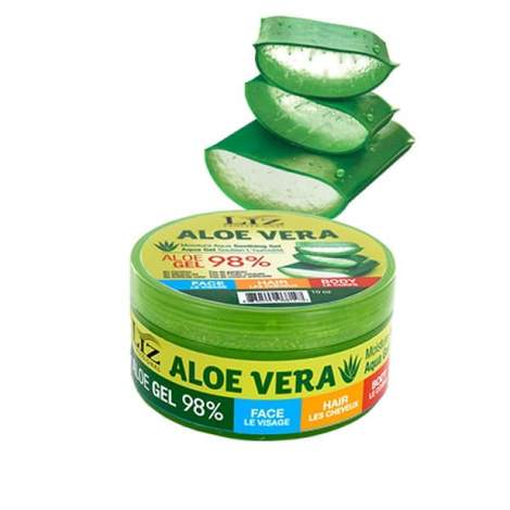 LIZ PROFESSIONAL 98% ORGANIC ALOE VERA MOISTURE AQUA SOOTHING GEL 10OZ