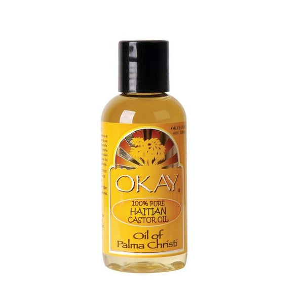 OKAY 100% CASTOR OIL 4 OZ- HAITIAN