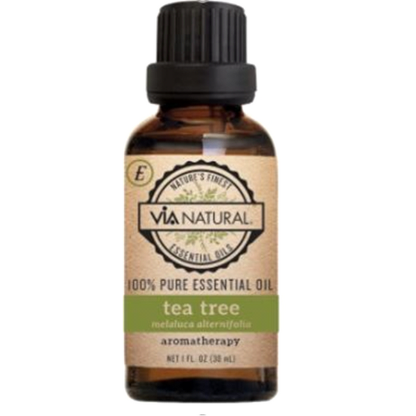 VIA NATURAL 100 % ESSENTIAL - TEA TREE OIL 1 OZ