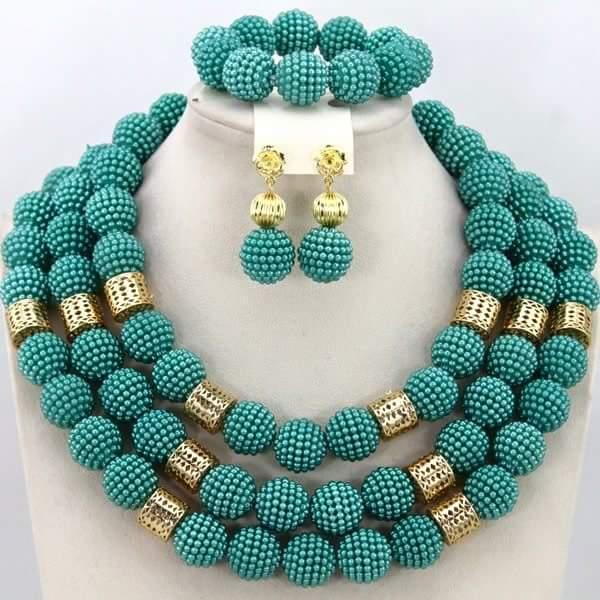 Complite Set Beads Jewelry Set - Ladybee Swiss Lace