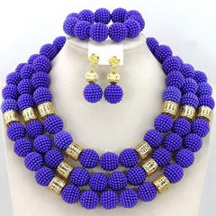 Complite Set Beads Jewelry Set - Ladybee Swiss Lace