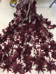 High Quality 3D Fabric - Ladybee Swiss Lace
