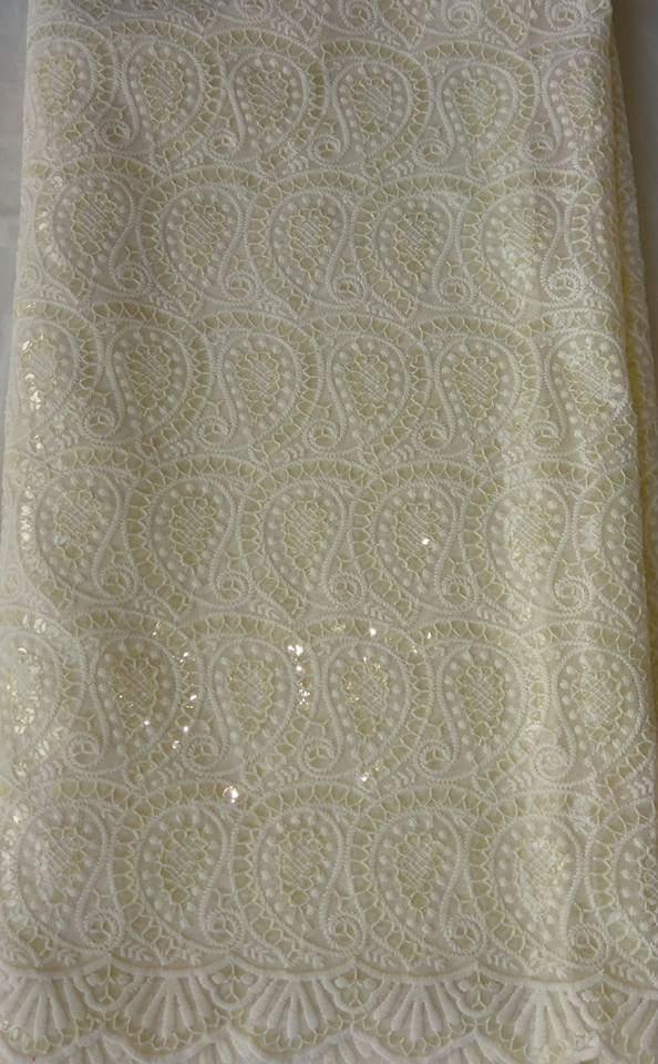 Soft swiss polish lace fabric - Ladybee Swiss Lace