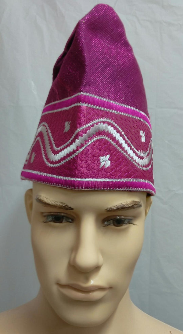 Nigerian Traditional  Native  Wear Men Cap for Traditional Ceremoneis - Ladybee Swiss Lace