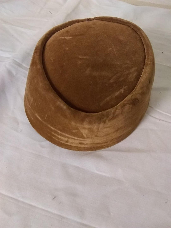 Brown Nigerian Traditional  Native  Wear Men Cap for Traditional Ceremoneis - Ladybee Swiss Lace