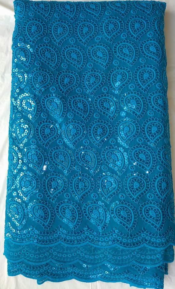 Elegant Soft Sequence Lace Fabric - Ladybee Swiss Lace