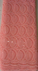 Elegant Soft Sequence Lace Fabric - Ladybee Swiss Lace